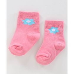 Cute Walk by Babyhug Ankle Length Anti-Bacterial Socks Multi Pattern Pack Of 3 - Multicolor