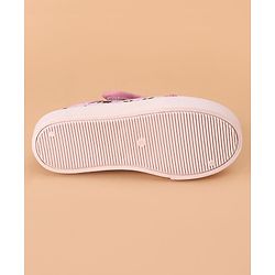 Cute Walk by Babyhug Casual Shoes Floral Print - Light Pink