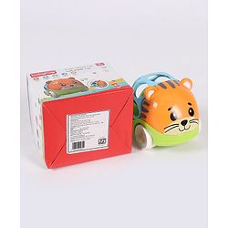Babyhug Premium Hippo Free Wheel Car Cum Green Rattle Toy| Fun, Flexible, and Soothing Rattle Toy for Kids|Gifting Toy| Child Safe Material| Improves Motor Skills| Early Development Toys for 3+ Years| Non-Toxic| BIS Certified