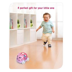 Babyhug Premium Hippo Free Wheel Car Cum Green Rattle Toy| Fun, Flexible, and Soothing Rattle Toy for Kids|Gifting Toy| Child Safe Material| Improves Motor Skills| Early Development Toys for 3+ Years| Non-Toxic| BIS Certified