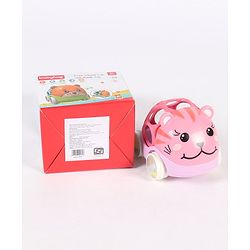 Babyhug Premium Hippo Free Wheel Car Cum Green Rattle Toy| Fun, Flexible, and Soothing Rattle Toy for Kids|Gifting Toy| Child Safe Material| Improves Motor Skills| Early Development Toys for 3+ Years| Non-Toxic| BIS Certified