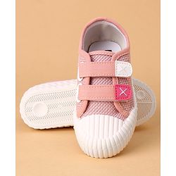 Cute Walk by Babyhug Casual Shoes With Velcro Closure - Pink