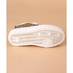 Cute Walk by Babyhug Casual Shoes with Text Print - Gold