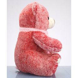 Babyhug Teddy Bear With Muffler Soft Toy - Height 45 cm -Colour May Vary| Cozy Plush Teddy with Stylish Muffler | Fosters Comfort & Emotional Bonding | Soft & Kid-Safe | BIS Certified