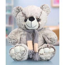 Babyhug Teddy Bear Soft Toy Grey - Height 30 cm