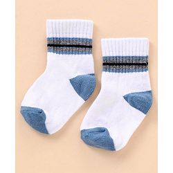 Cutewalk By Babyhug Anti Bacterial Ankle Length Socks Sports Ball Design Pack Of 5- Multicolor