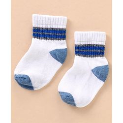 Cutewalk By Babyhug Anti Bacterial Ankle Length Socks Sports Ball Design Pack Of 5- Multicolor