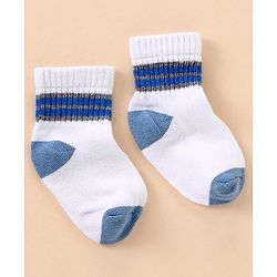 Cutewalk By Babyhug Anti Bacterial Ankle Length Socks Sports Ball Design Pack Of 5- Multicolor