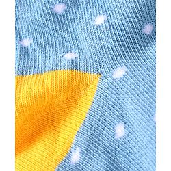 Cute Walk by Babyhug Cotton Anti Bacterial Ankle Length Socks Polka Dots Design Pack of 5 - Multicolour