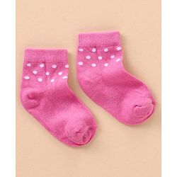 Cute Walk by Babyhug Cotton Anti Bacterial Ankle Length Socks Stripes Design Pack of 5 - Multicolour