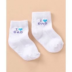 Cute Walk by Babyhug Cotton Anti Bacterial Ankle Length Socks Stripes Design Pack of 5 - Multicolour