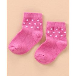 Cute Walk by Babyhug Cotton Anti Bacterial Ankle Length Socks Stripes Design Pack of 5 - Multicolour