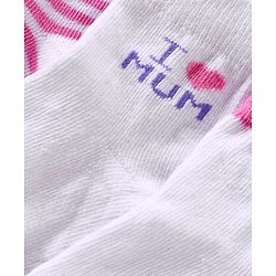 Cute Walk by Babyhug Cotton Anti Bacterial Ankle Length Socks Stripes Design Pack of 5 - Multicolour