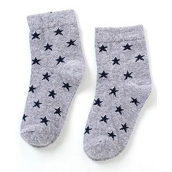 Cutewalk By Babyhug Anti Bacterial Ankle Length Non Terry Socks Dino Design Pack of 5 - Multicolour
