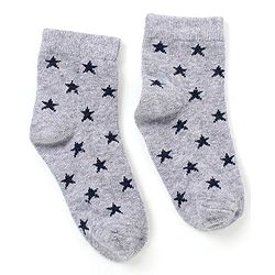 Cutewalk By Babyhug Anti Bacterial Ankle Length Non Terry Socks Dino Design Pack of 5 - Multicolour