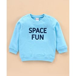 Babyhug Full Sleeves Sweatshirts Printed Pack of 2 - Navy