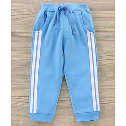 Babyhug Full Sleeves T-Shirt & Joggers Set Dino Print - Light Green Blue