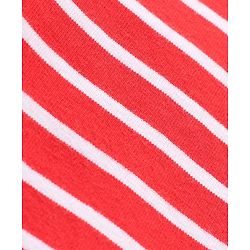 Babyhug Full Sleeves Striped Skivi Tee - Red