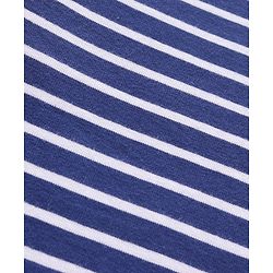 Babyhug Full Sleeves Striped Skivi Tee - Navy