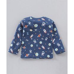 Babyhug Cotton Knit Full Sleeves T-Shirts Multi-Print Pack of 5 - Multicolour