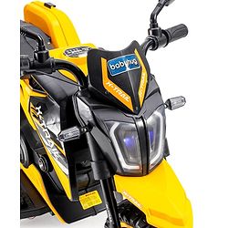 Babyhug KTM Three Wheel Battery Operated Ride On Bike - Yellow