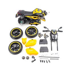 Babyhug KTM Three Wheel Battery Operated Ride On Bike - Yellow