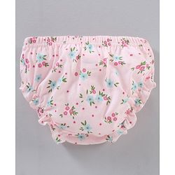 Babyhug 100% Cotton Antibacterial Bloomers Multiprint Pack Of 3 - Multicolor