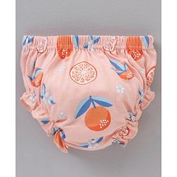Babyhug 100% Cotton Dots & Cat Printed Bloomers Pack Of 3 - Multicolout