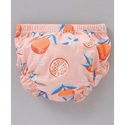 Babyhug 100% Cotton Dots & Cat Printed Bloomers Pack Of 3 - Multicolout