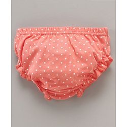 Babyhug 100% Cotton Antibacterial Bloomers Floral & Dot Print Pack of 3 - Multicolor