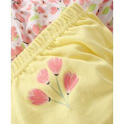 Babyhug 100% Cotton Antibacterial Bloomers Floral & Dot Print Pack of 3 - Multicolor