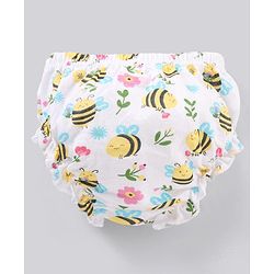 Babyhug 100% Cotton Antibacterial Bloomers Pack of 5 - Multicolour