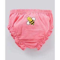 Babyhug 100% Cotton Antibacterial Bloomers Pack of 5 - Multicolour