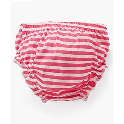 Babyhug 100% Cotton Antibacterial Bloomers Star Print & Striped Pack of 3 - Multicolor