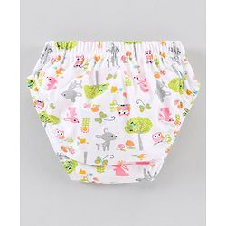 Babyhug 100% Cotton Antibacterial Panties Pack of 3 - Multicolour