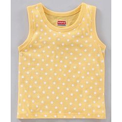 Babyhug 100% Cotton Antibacterial Sleeveless Sando Stripes Printed Pack of 5 - Multicolour