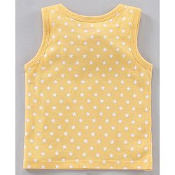 Babyhug 100% Cotton Antibacterial Sleeveless Sando Stripes Printed Pack of 5 - Multicolour