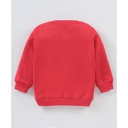 Babyhug Pack of 2 Full Sleeves Cotton Knit Sweatshirts With Bear Print  - Multicolor