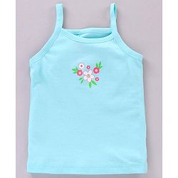 Babyhug 100% Cotton Antibacterial Slips Flower Print Pack Of 3 -Pink Blue