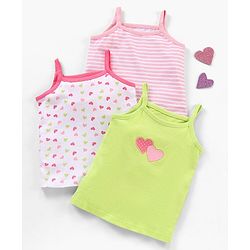 Babyhug 100% Cotton Antibacterial Slips Pack of 3 - Multicolour