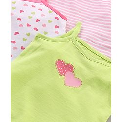 Babyhug 100% Cotton Antibacterial Slips Pack of 3 - Multicolour