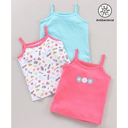 Babyhug 100% Cotton Anit Bacterial Slips Multiprint Pack of 3 - Multicolour