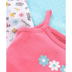 Babyhug 100% Cotton Anit Bacterial Slips Multiprint Pack of 3 - Multicolour