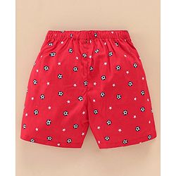 Babyhug Cotton Woven Knee Length Boxers Multi Printed Pack of 3 - Multicolour
