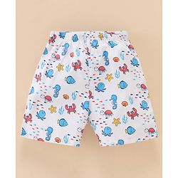 Babyhug Cotton Woven Knee Length Boxers Multi Printed Pack of 3 - Multicolour