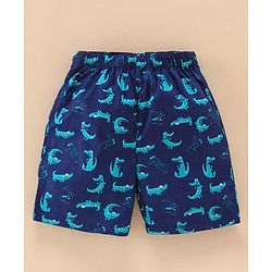 Babyhug Cotton Woven Knee Length Boxers Multi Printed Pack of 3 - Multicolour