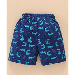 Babyhug Cotton Woven Knee Length Boxers Multi Printed Pack of 3 - Multicolour