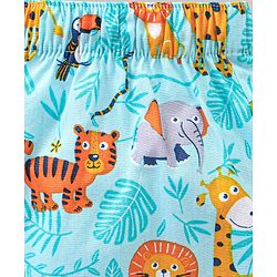 Babyhug Cotton Woven Knee Length Boxers Multi Printed Pack of 3 - Multicolour