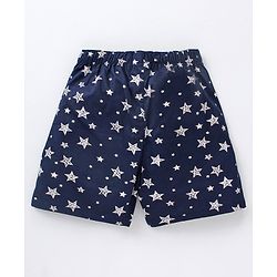 Babyhug Cotton Woven Star Printed & Checks Boxers Pack Of 3 - Multicolour