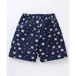 Babyhug Cotton Woven Star Printed & Checks Boxers Pack Of 3 - Multicolour
